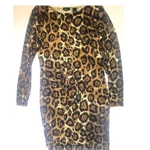 Leopard Sweater Dress